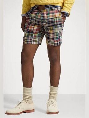 Madras Patchwork Prospect Shorts Heritage Ivy Summer Coastal Prep Classic PRL